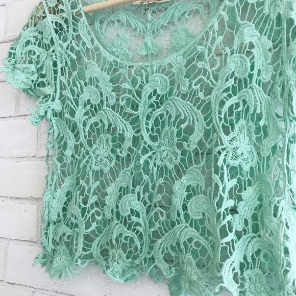 Aqua Marine Crochet Braided T-Top main image 0